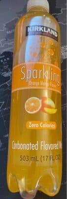 Sparkling Orange Mango Carbonated Flavored Water
