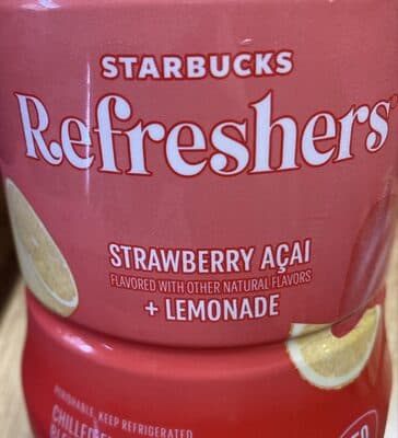 Strawberry açai lemonade