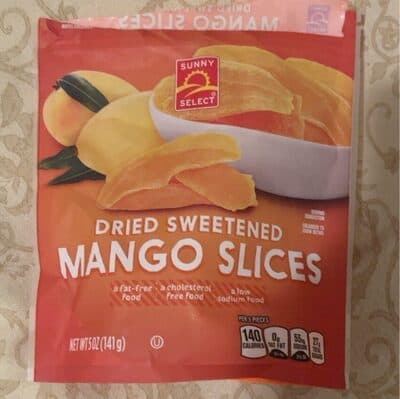 Dried Sweetened Mango Slices