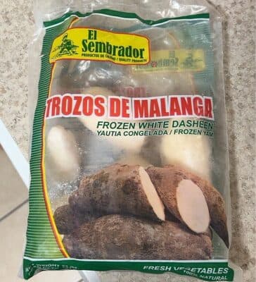 Trozos de malanga