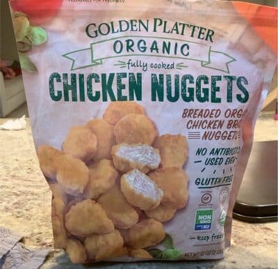 Golden Platter Organic Fully Cooked Chicken Nuggets