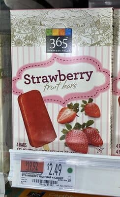 STRAWBERRY FRUIT BARS, STRAWBERRY