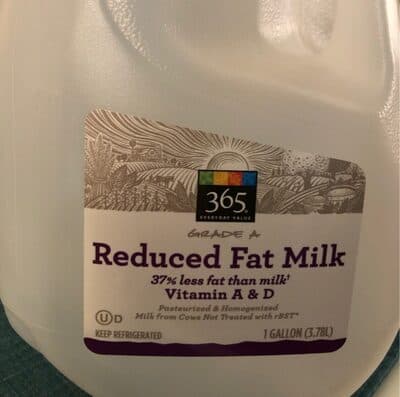 2% Reduced Fat Milk