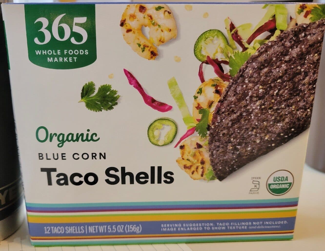 Organic Taco Shells, Blue Corn