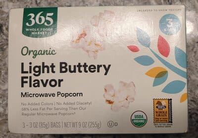 Light Butter Microwave Popcorn