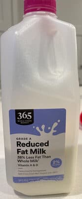 Grade A Reduced Fat Milk
