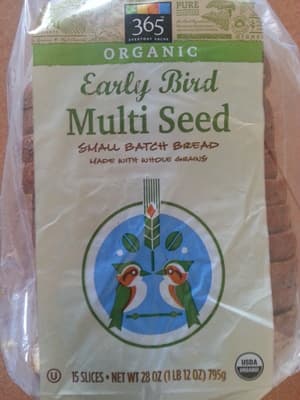 Organic Early Bird Multi Seed Bread Slices