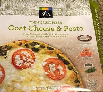 Goat Cheese & Pesto Thin Crust Pizza