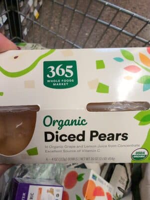 Diced Pears