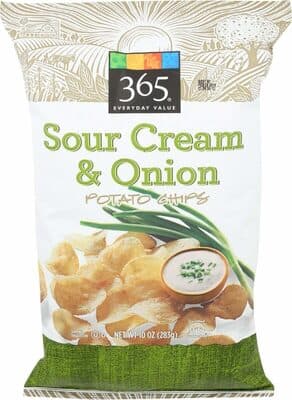 Sour Cream & Onion Flavored Potato Chips