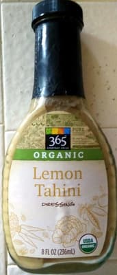 Lemon Tahini Organic Dressing