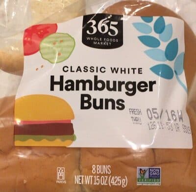 Classic White Hamburger Buns
