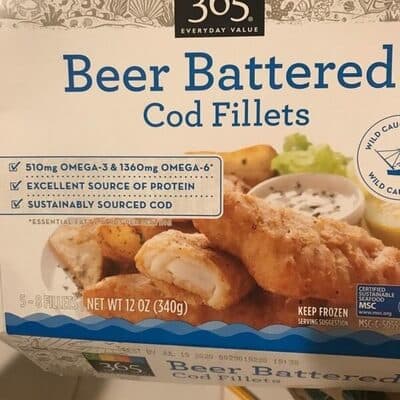 Beer Battered Cod Fillets