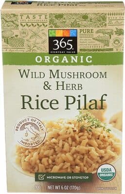 Wild Mushroom & Herb Rice Pilaf