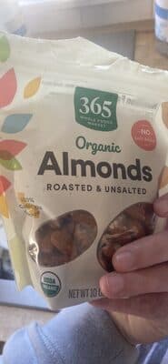 Unsalted Organic Whole Almonds