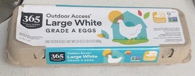 Cage-Free Plus Grade A Large White Eggs