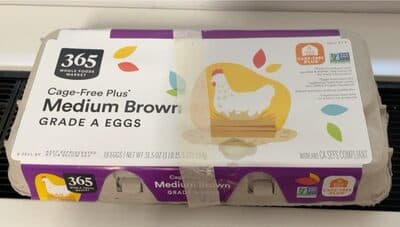 Cage-Free Plus Grade A Medium Brown Eggs