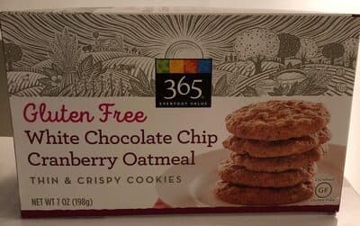 White Chocolate Chip Cranberry Oatmeal