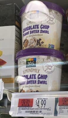 Chocolate Chip Peanut Butter Swirl Almondmilk Non-Dairy Frozen Dessert