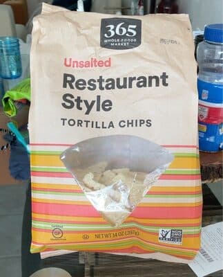 Unsalted White Corn Restaurant Style Tortilla Chips