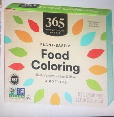 Plant-Based Food Coloring