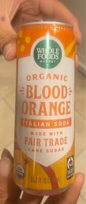 Blood Orange Italian Soda