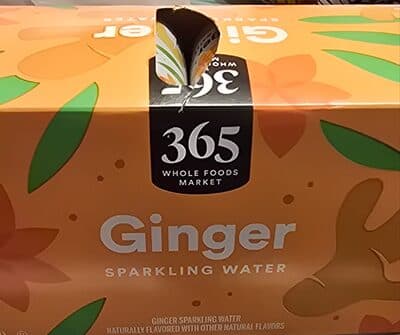 Ginger Flavored Sparkling Water