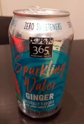 SPARKLING WATER, GINGER