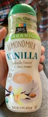 Vanilla Flavored Non-Dairy Almond Creamer
