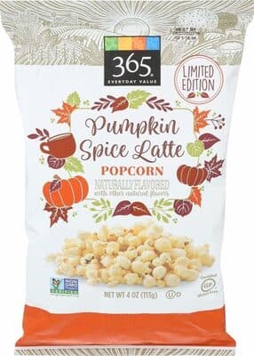 Pumpkin Spice Latte Flavored Popcorn