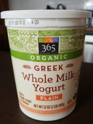 Plain Greek Yogurt