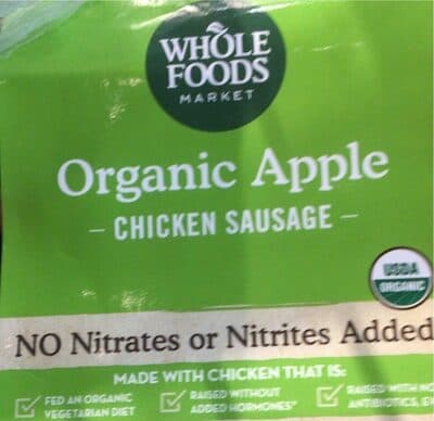Organic Apple Chicken Sausage