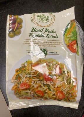 Basil Pesto Vegetable Spirals
