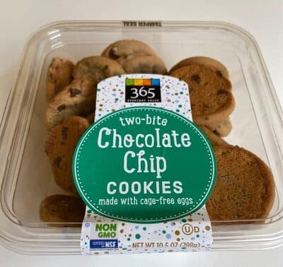 Two-Bite Chocolate Chip Cookies