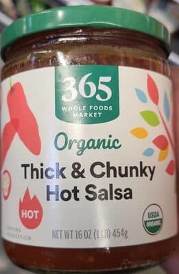 Thick & Chunky Hot Organic Salsa