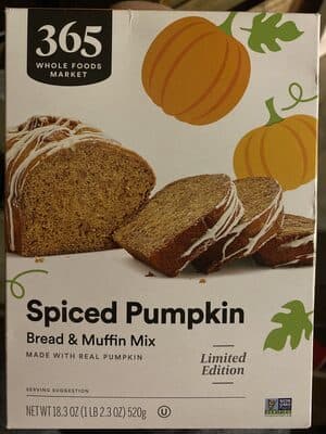 Spiced Pumpkin Bread & Muffin Mix