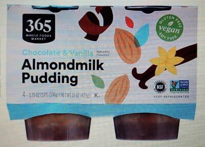 Chocolate & Vanilla Flavored Almondmilk Pudding