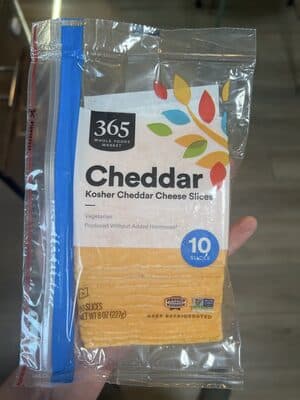 Cheddar Kosher Cheese Slices