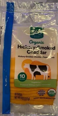 Hickory-Smoked Cheddar Cheese Slices