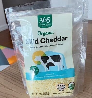 Finely Shredded Mild Cheddar Cheese