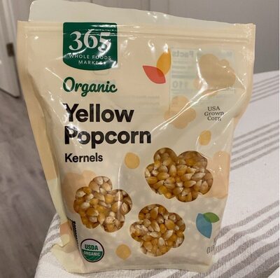 Yellow Organic Popcorn Kernels