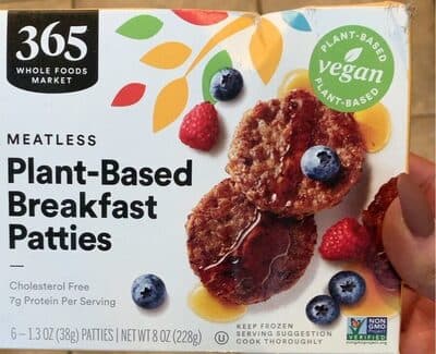 Plant Based Breakfast Patties