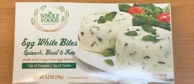 Spinach, Basil & Feta Egg White Bites