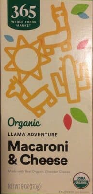 Organic Cheddar Macaroni & Cheese