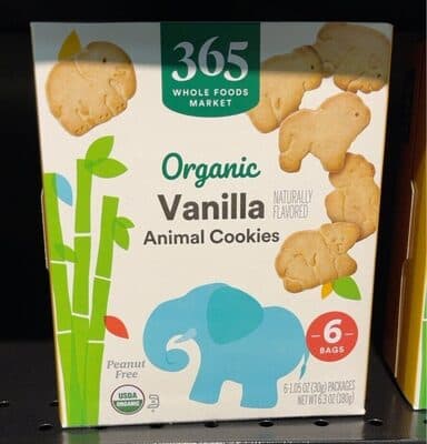 Vanilla Flavored Animal Cookies