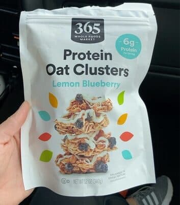 Lemon Blueberry Protein Oat Clusters