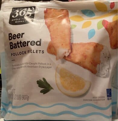 Beer Battered Pollock Fillets