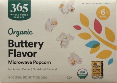 Buttery Flavor Microwave Popcorn