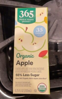 Apple Flavored Apple Juice Drink From Concentrate