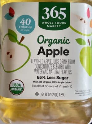 Apple Flavored Juice Drink From Concentrate